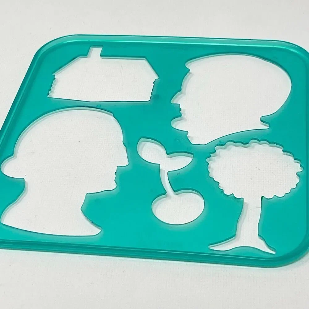 Tupperware Stencils Vintage 1990 Tuppertoys Set of 5 Patriotic Halloween Holiday